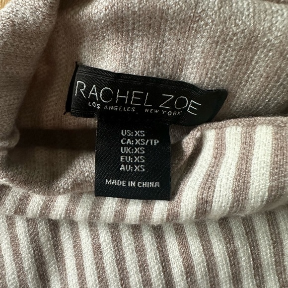 Rachel Zoe Striped Turtleneck Sweater - Picture 3 of 4